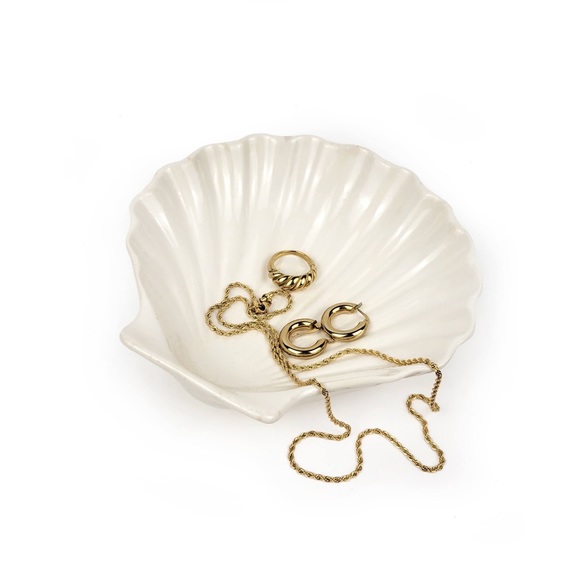 Seashell Shell Trinket Catch-all Dish - Picture 1 of 3